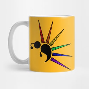 Unicorn Horns Semicolon Butterfly Mug